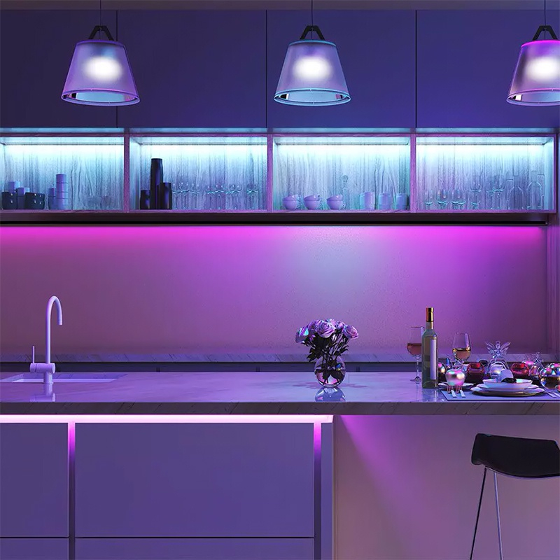 Kit Banda LED SMART RGB+WW+DW+CW 5M IP65, Telecomandă, Compatibil Alexa & Google Home [4]