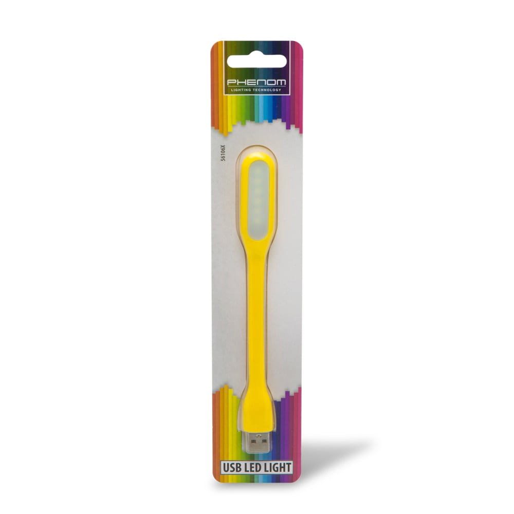 Lampa de citit LED USB Phenom 17cm - Lumina flexibilă, silicon, culoare variată pentru confort maxim [1]