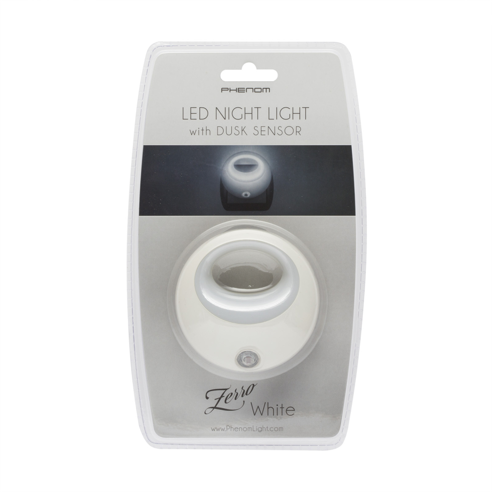 Lampa de veghe cu LED și senzor de lumină albă 1 LED 1W diametru 8 cm PHENOM 20275WH – IoElectronice.ro [4]