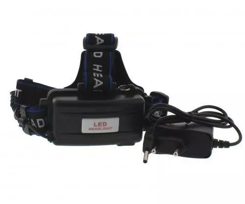 Lanterna frontală LED 10W 800lm 200m acumulator 2x 18650 [2]
