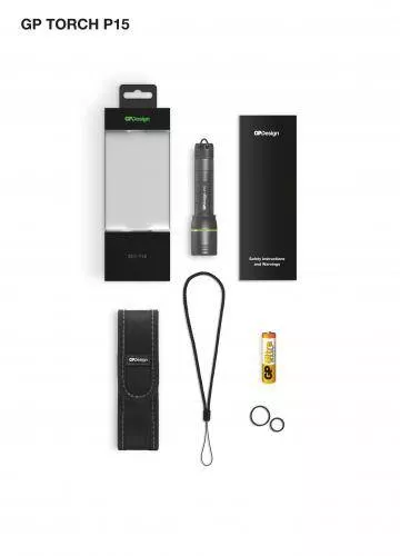 Lanterna semi-profesională EDC P15 GP 150lm 200cd LED Cree XP-G2 111x25.4mm 1x AA alcalină sau NiMH – IoElectronice.ro [4]