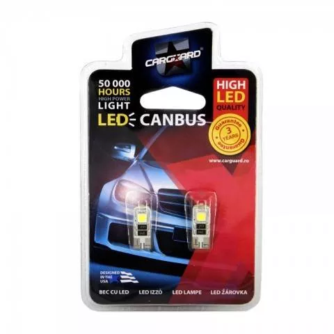 LED de Poziție T10 12V 3W 36lm set 2buc CAN103 Carguard – IoElectronice.ro [2]