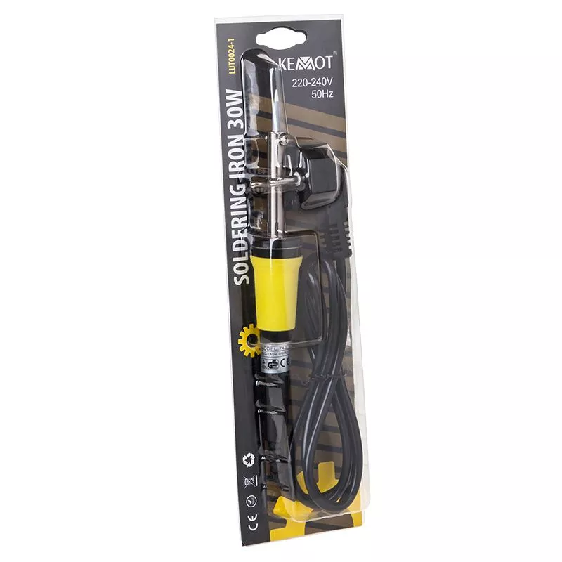 Letcon 30W CE 230V - Aparat de lipire pentru electronică și bricolaj, putere 30W, alimentare 230V AC [2]