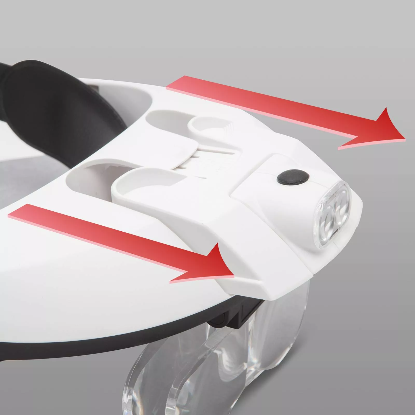 Lupa de cap cu iluminare 2x LED și lentile duble 1x, 1.5x, 2x, 2.5x, 3.5x HANDY – IoElectronice.ro [6]