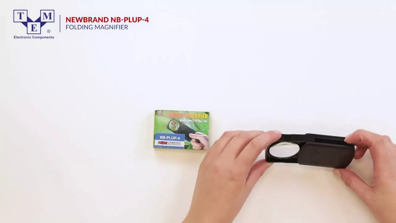 Lupa pliabilă 10X cu lentilă din sticlă, compactă și ușoară, ideală pentru hobby-uri și lucrări precise [3]