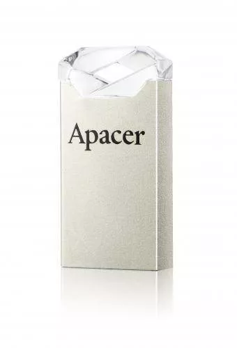 Memorie USB 8GB Apacer Cristal - Transfer Rapid USB 2.0, Design Elegant Argintiu [1]