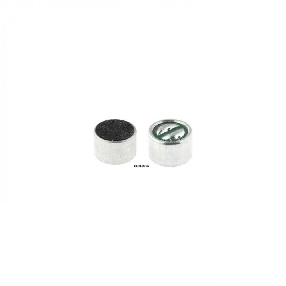 Microfon condensator BeStar BCM9765 9.7x6.5mm, 2.2kΩ, 20-16kHz, SNR 60dB, tensiune 1.5-10V [2]