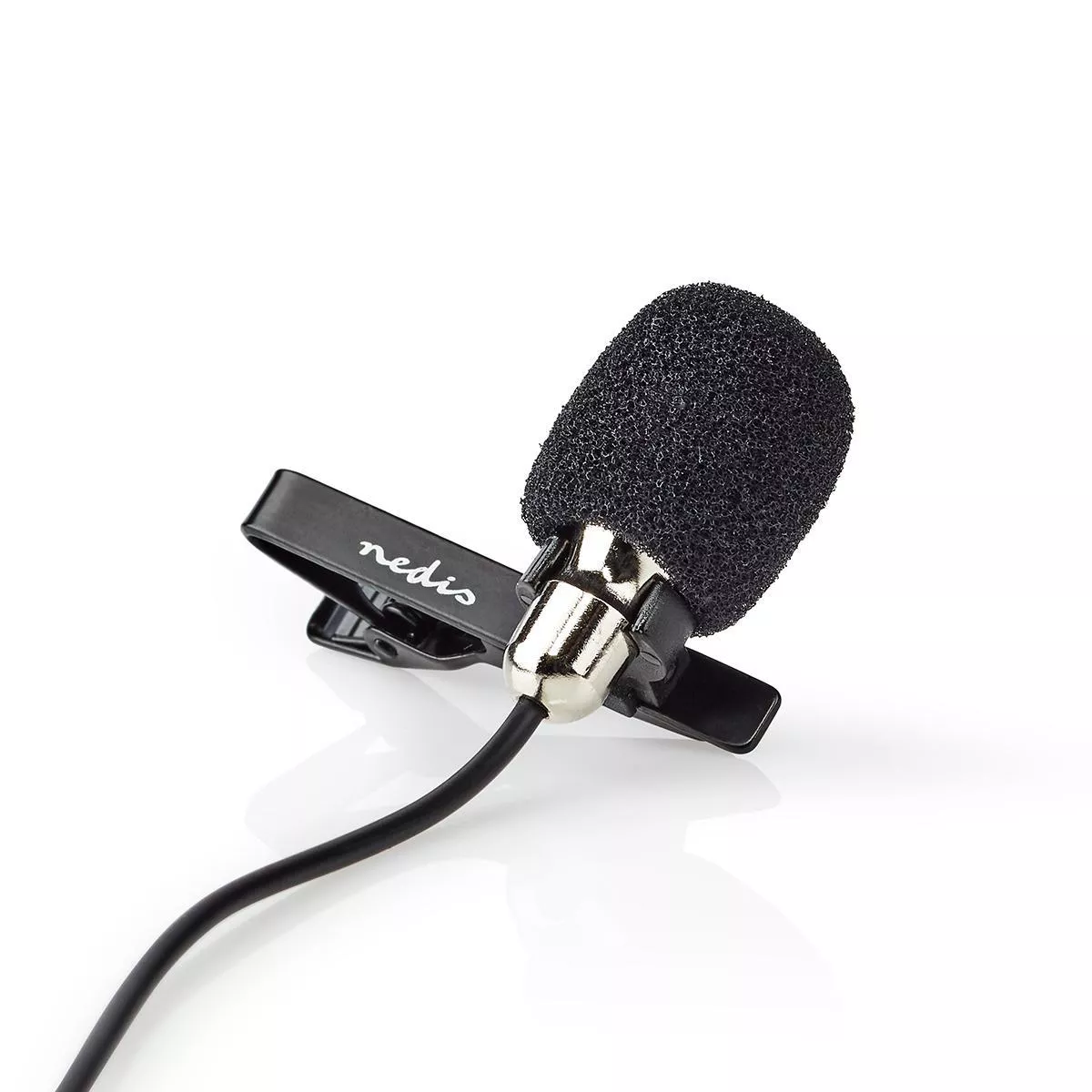 Microfon Lavaliera Nedis cu Clip, Conexiune 3.5mm, Sunet Clar, Durabil, Ideal pentru Vlogging, Interviuri și Podcast-uri [4]
