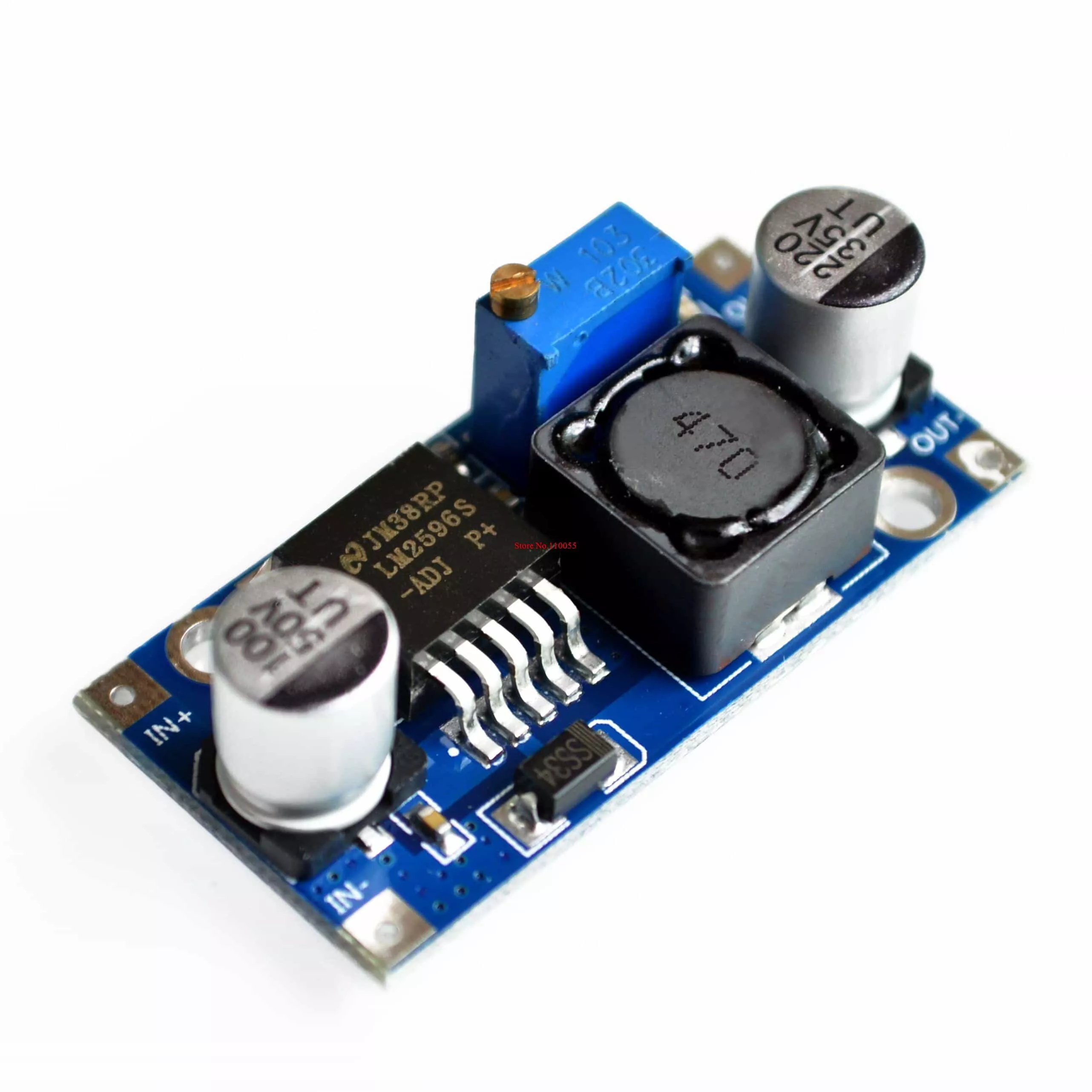 Modul DC-DC STEP DOWN LM2596 3-35V 3A, Convertor Reglabil Eficiență 92% Compact și Fiabil [1]