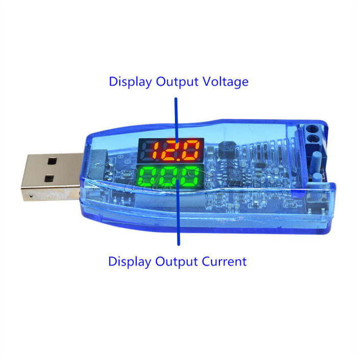 Modul USB DC-DC sursă reglabilă STEP UP/DOWN 3W 3.5V-12V 1V-24V OEM [2]