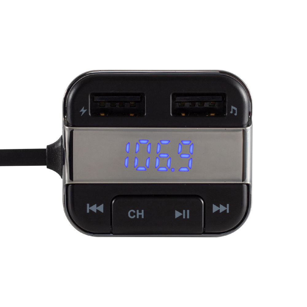 Modulator FM 5in1 cu Difuzor Bluetooth, Încărcător Rapid USB, Voltmetru Auto și Microfon Profesional [3]