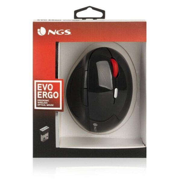 Mouse wireless ergonomic NGS EvoErgo 2.4GHz, 5 butoane, DPI ajustabil, design confortabil pentru laptop și PC [3]