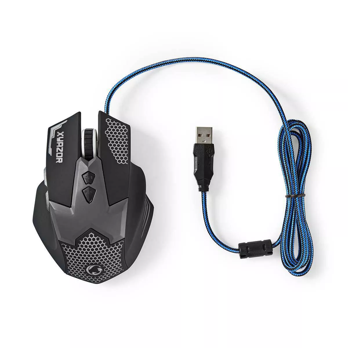 Mouse Gaming cu fir iluminat 2400DPI 7 butoane Nedis – IoElectronice.ro [4]