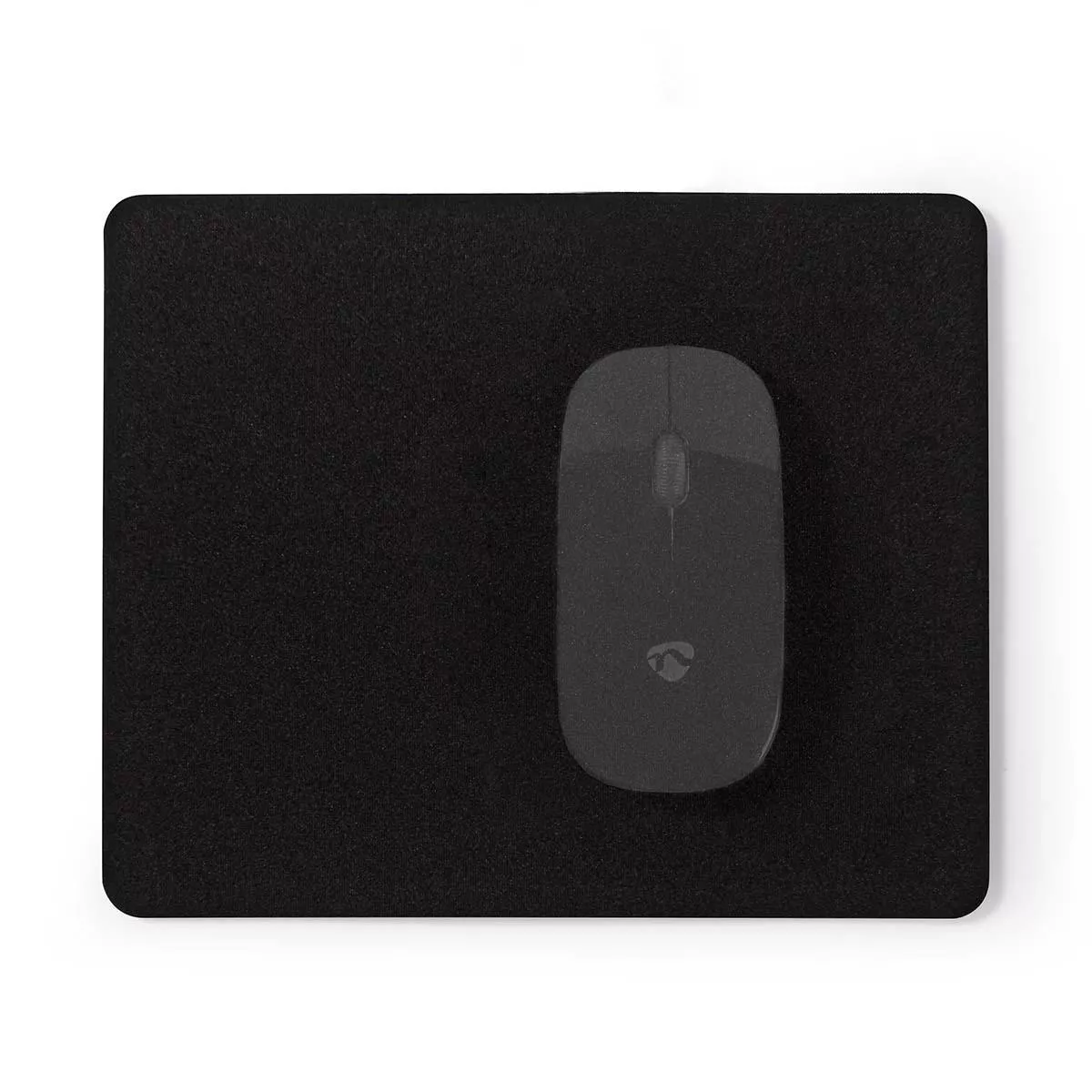 Mouse Pad Negru Nedis 18x22cm – Universal, pentru Mouse-uri Optice și Laser, Material Sintetic [1]