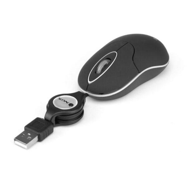Mouse USB 1000dpi Negru NGS SINBK – Precizie și Ergonomie pentru Toate Platformele [1]