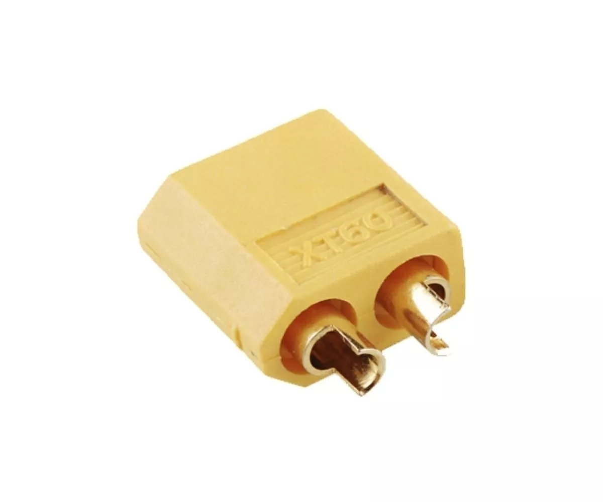 Mufa alimentare DC XT60 tata pin 2 pe cablu cu lipire 30A 500V AMASS XT60-M – IoElectronice.ro [2]