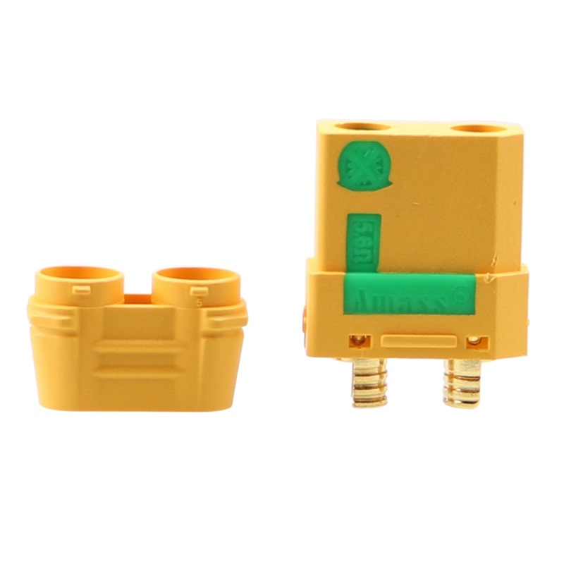 Mufa alimentare DC XT90 mama 2 pini fara scantei pe cablu AMASS XT90S-F – IoElectronice.ro [2]