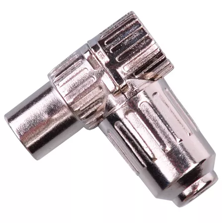 Mufă antenă TV tata metal nichelată coaxial [3]