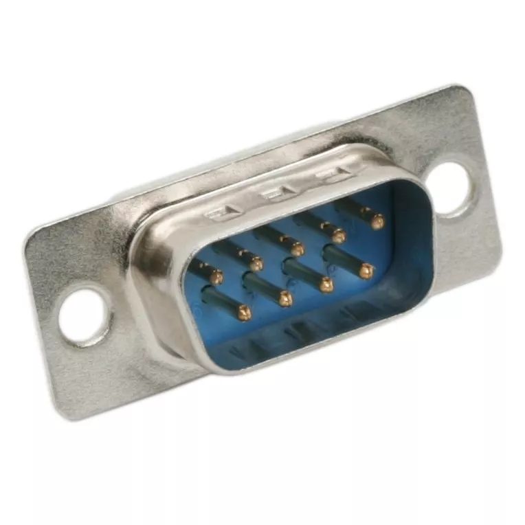 Mufa D-SUB 9 Pini Tata Serial RS232, 2 Rânduri, Sudabil, Conector Serial RS232 pentru Echipamente Profesionale [1]