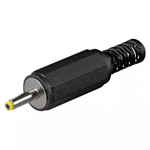 Mufa DC 2.4x0.7mm cu protector cablu Goobay – Model PCM 07X24P-BU pentru conectare sigură [1]