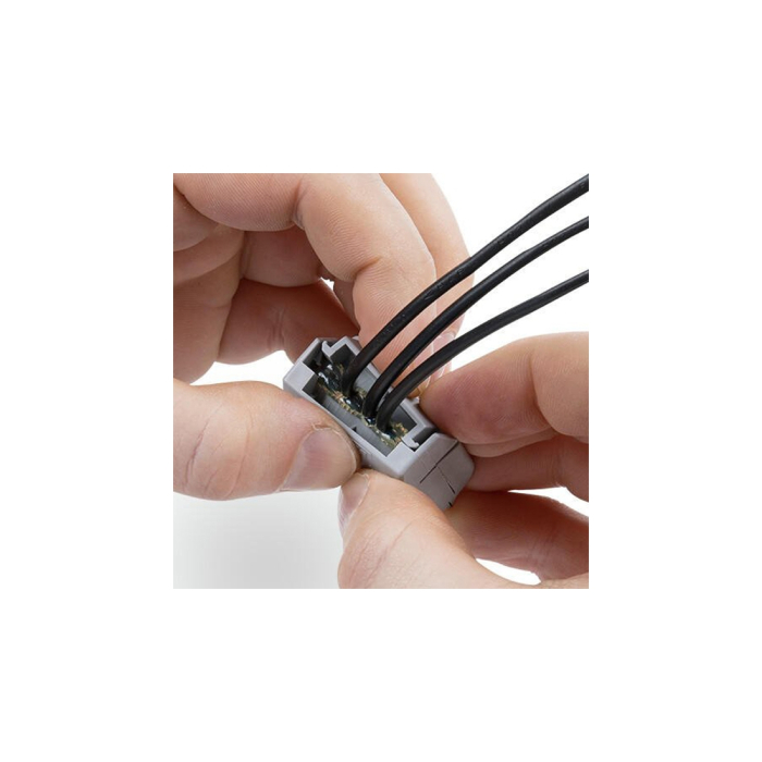 WAGO GELBOX 3 poli derivatie cabluri pentru conectori seriile 221/2273 max. 4mm2 IPX8 gri 207-1331 [3]