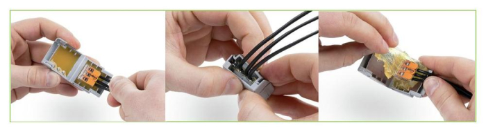 WAGO GELBOX 6 poli derivatie cabluri 221/2273 max. 4mm2 IPX8 gri 207-1333 pentru conectori [4]