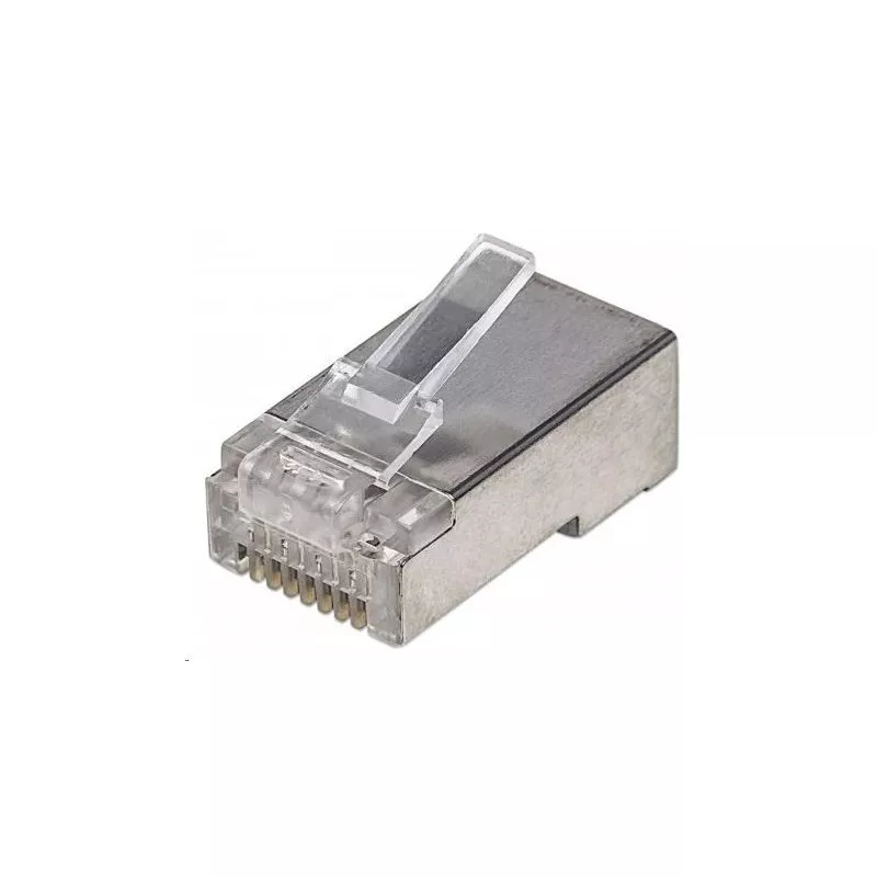 Mufă FTP CAT6 RJ45 8p8c ecranată OEM, conector pentru internet, 24 luni garanție persoane fizice [2]