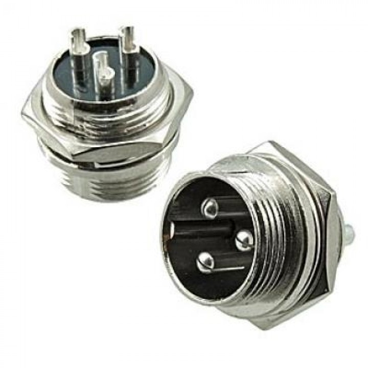 Mufa HOVERBOARD TIP CONECTOR MICROFON 3 Pini Mama+Tata [2]