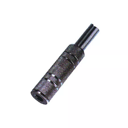 Mufa Jack 3.5 mm mama stereo metal pe cablu [2]
