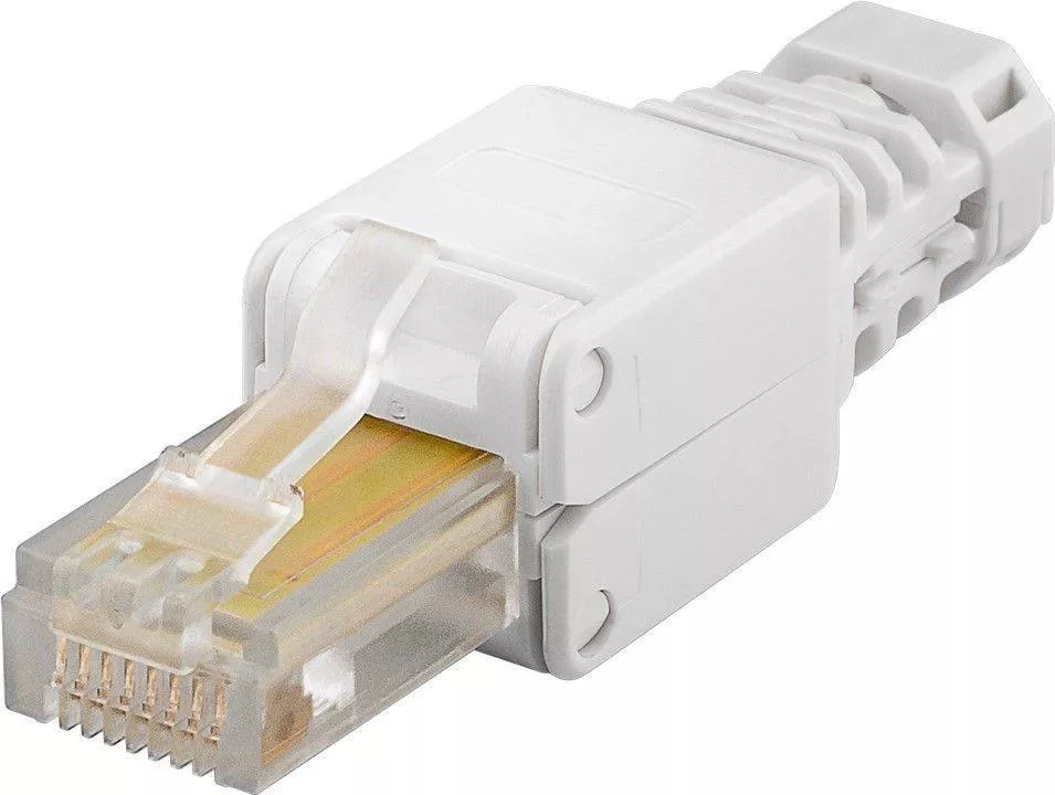 Mufa rețea RJ45 8P8C UTP Cat5e neecranat conectare fără scule Goobay – IoElectronice.ro [3]