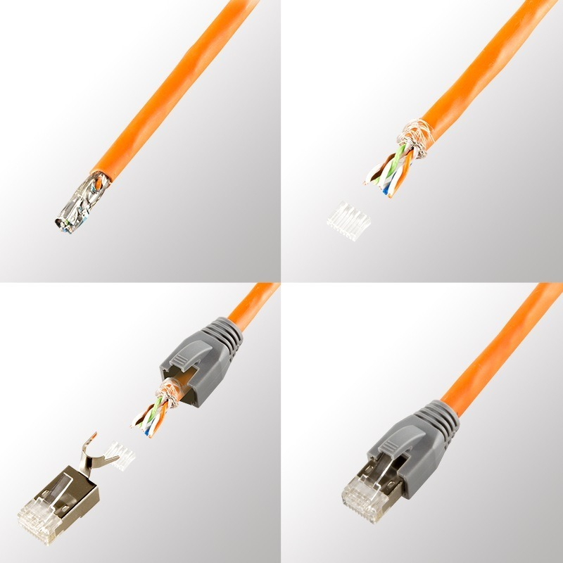 Mufa RJ45 Cat6a Cat7 Cat7a Cat8.1 ecranată 8p8c 1.2-1.45mm 22-24AWG LOGILINK MP003 – IoElectronice.ro [2]