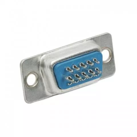Mufa VGA tata 15 pini 3 randuri cu terminale de lipire CONNFLY, conector VGA, argintie, 24 luni garanție persoane fizice [5]