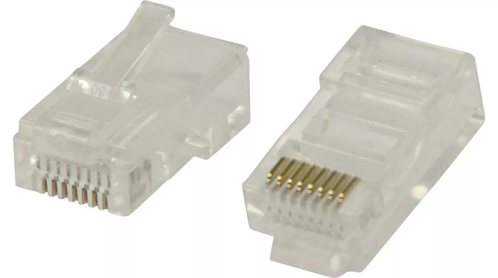 Mufe rețea set 10buc RJ45 pentru cablu UTP CAT5 solid VALUELINE – IoElectronice.ro [2]
