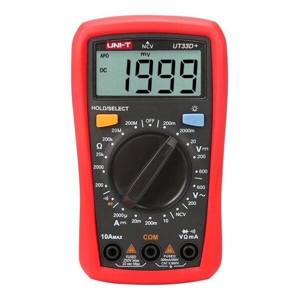 Multimetru Digital UT33D+ UNI-T – Precizie, Funcții Avansate și Ecran Clar pentru Începători [2]