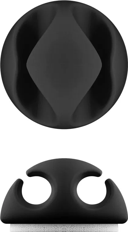 Organizatoare cabluri 6buc cu 2 sloturi negru Goobay – IoElectronice.ro [9]