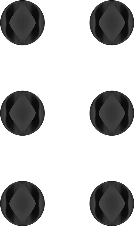 Organizatoare cabluri 6buc cu 2 sloturi negru Goobay – IoElectronice.ro [4]