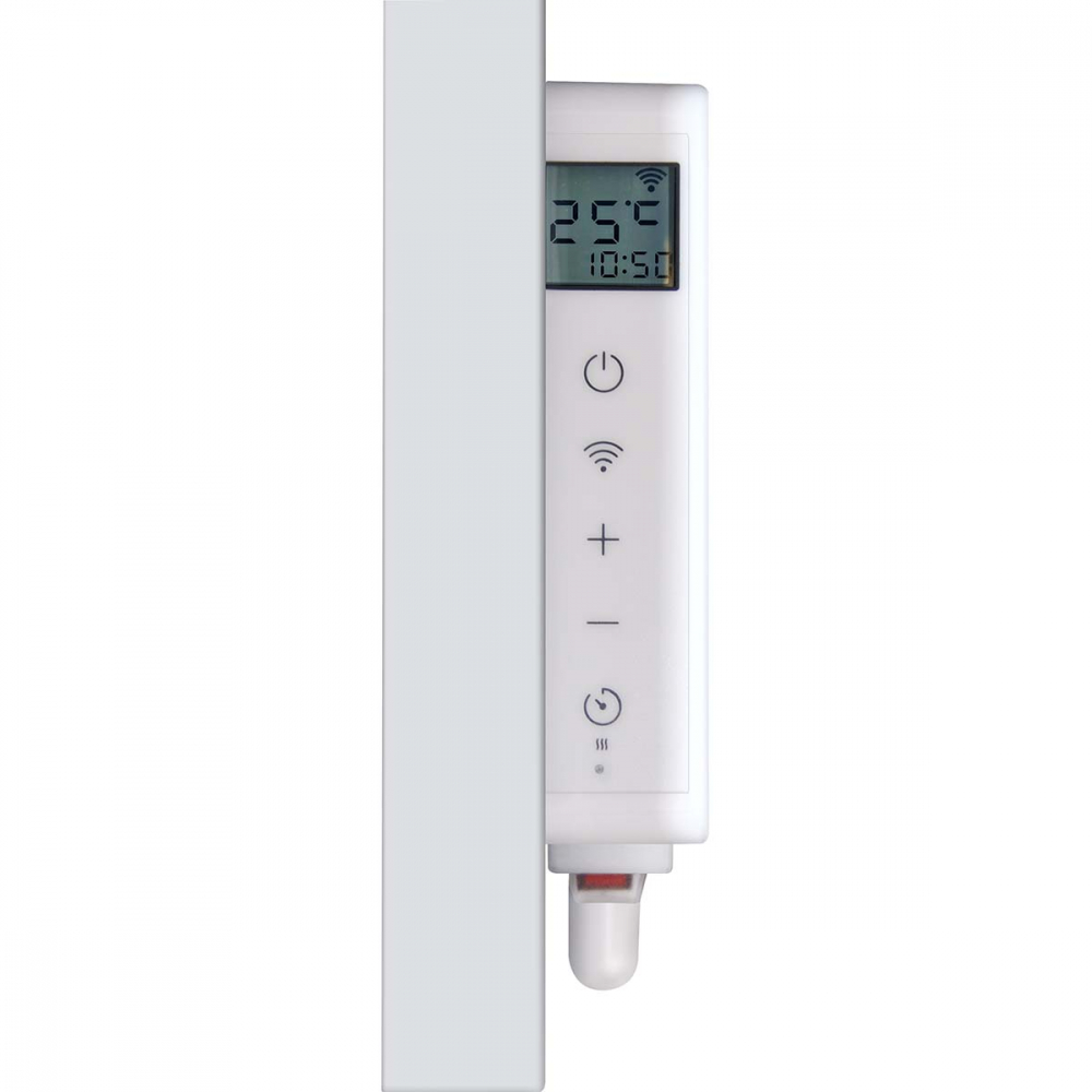 Panou radiant infraroșu WiFi Nedis 350W, control vocal, IP44, alb, ideal pentru încăperi până la 9 m² [6]