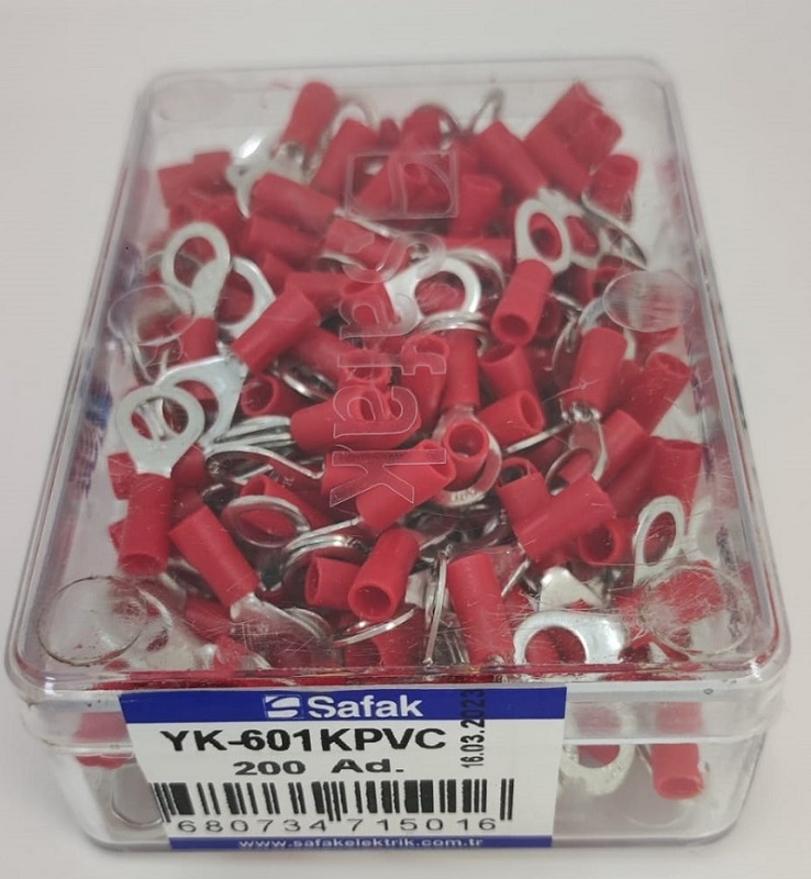 Papuc ochi izolat M6 Safak YK-601, cupru, 0.5-1.5mm², conexiune sigură prin sertizare, durabil și de calitate [2]