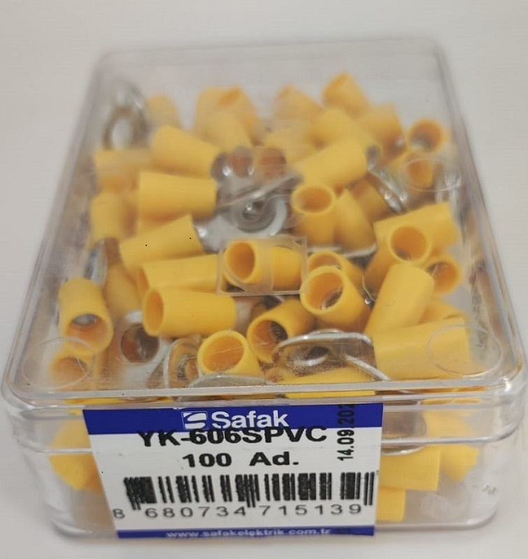 Papuc ochi izolat galben 4.0-6.0mm2 M6 Safak YK-606SPVC [2]