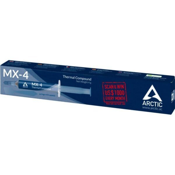 Pasta termoconductoare MX-4 4g cu spatulă – Conductivitate optimă, Ușor de aplicat, Ideal pentru CPU și GPU [3]