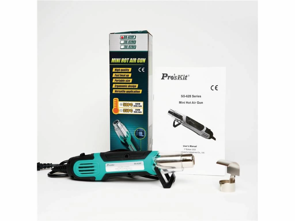 Pistol cu aer cald 250-500W Pro`sKit SS-628F – IoElectronice.ro [4]