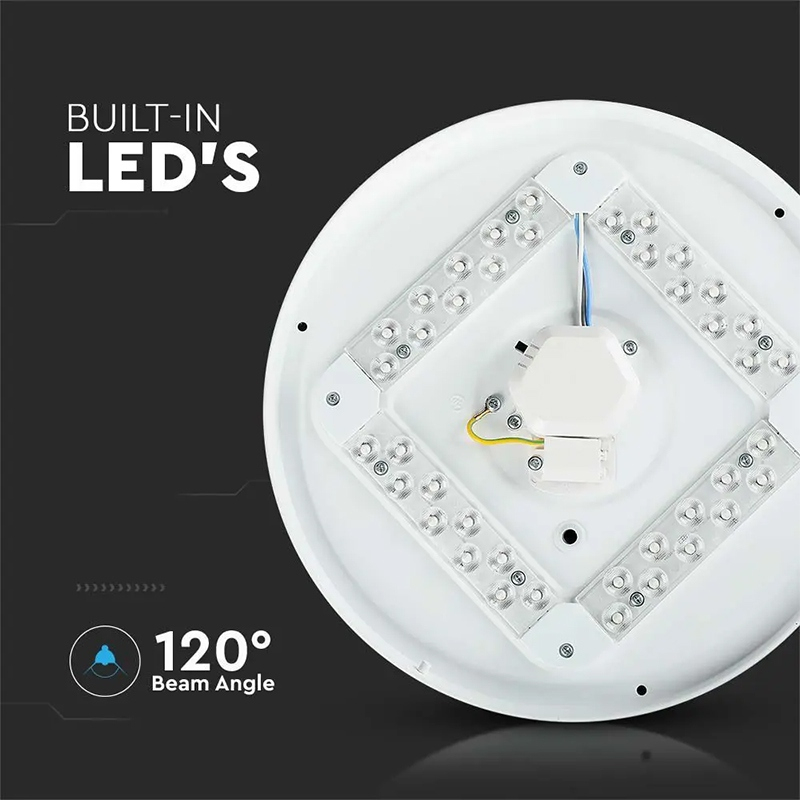 Plafonieră LED 18W 1800lm, Model Stelute, 3 în 1, Diametru 30cm, Alb Cald/Neutru/Rece, V-Tac SKU-217604 [7]
