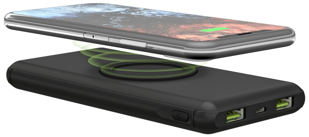 Power Bank acumulator extern wireless 10000mAh USB TYPE C PD QC3.0 Fast Charger Goobay – IoElectronice.ro [7]