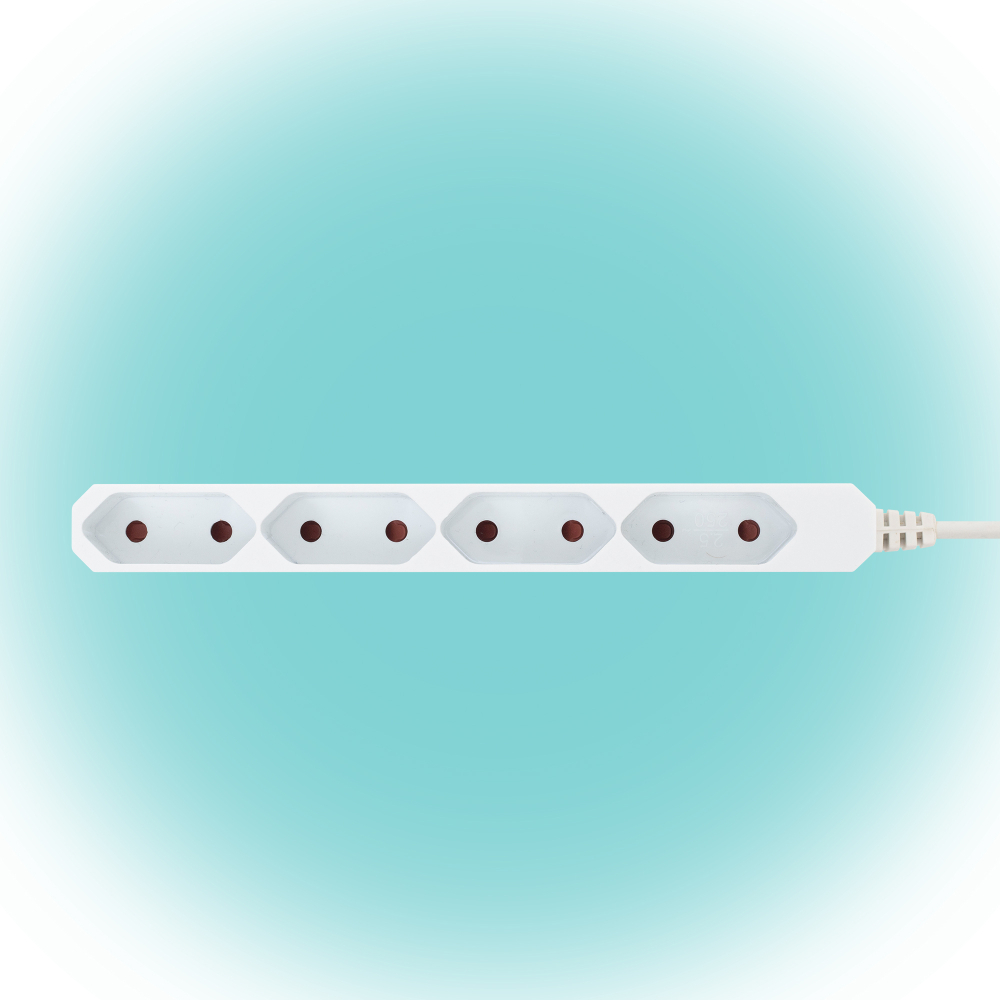 Prelungitor Electric Euro 4 Prize, 5m, 2300W, Protecție Copii, Alb, Home NV 4E-5/WH [1]