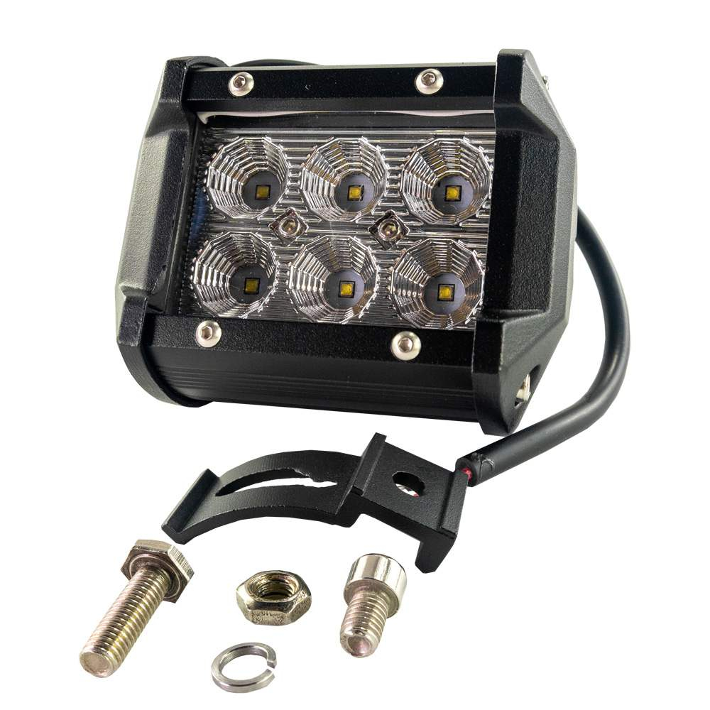 Proiector LED Auto Off Road 18W 6SMD 1200lm 97x78x64mm 12-32V CLL009 Carguard – IoElectronice.ro [5]
