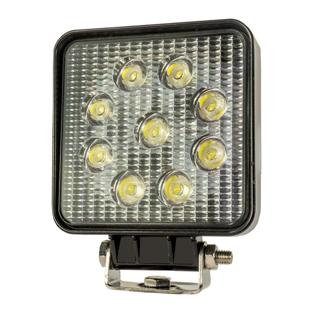 Proiector LED Auto Off Road 27W 9SMD 2000lm 12-32V 126x107x55mm CLL011 Carguard – IoElectronice.ro [1]