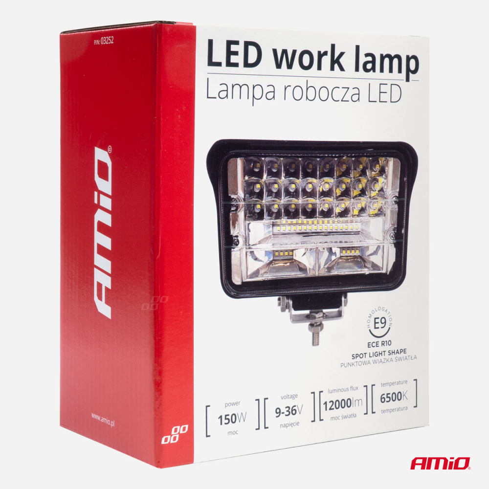 Proiector LED Off-Road 150W, IP67, 12000lm, Tensiune 9-36V, Culoare 6500K, Ideal pentru ATV și vehicule sportive [5]
