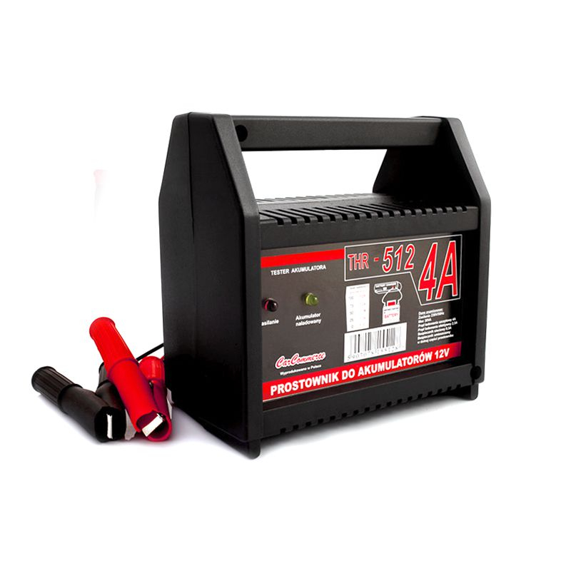 Redresor auto THR 512 12V 4A – Încărcător pentru baterii auto 25-55Ah, protecție și încărcare automată [1]