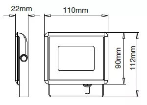 Reflector LED 10W IP65, lumină verde, rezistent la intemperii, aluminiu, unghi 110°, ideal exterior V-TAC [3]