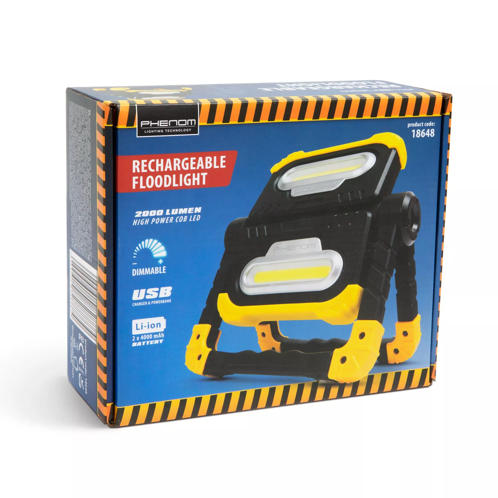 Reflector multifuncțional LED 10W 6000K acumulator 1000lm IP43 PHENOM – IoElectronice.ro [8]